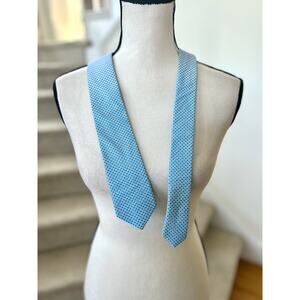 J.Crew Factory Bright Light Blue Dot or "Evil Eye" Tie